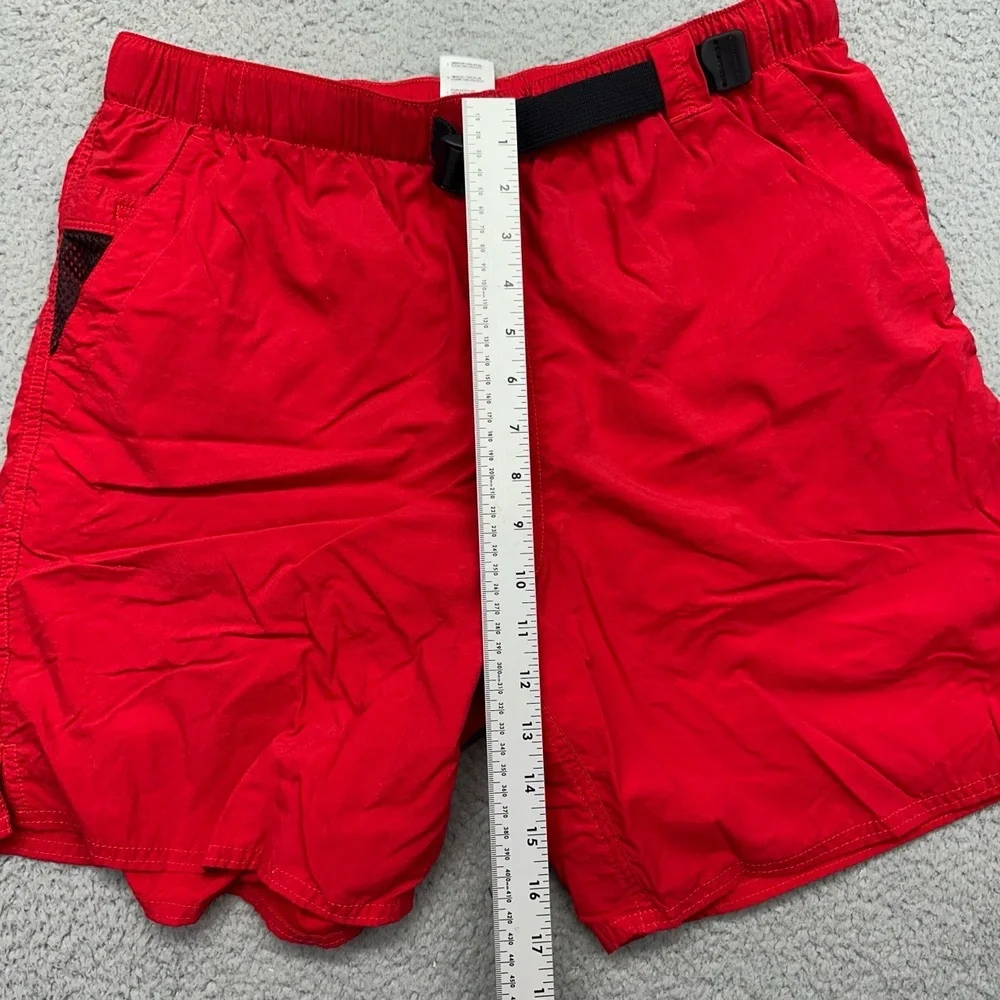 The North Face AU2F Mens Medium Long Outdoor Water Sports‎ Red Shorts T183